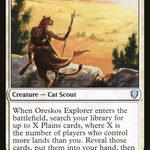 Oreskos Explorer (CMR-381) - Commander Legends