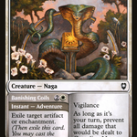 Guardian Naga // Banishing Coils (CLB-023) - Commander Legends: Battle for Baldur's Gate