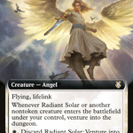 Radiant Solar (AFC-278) - Forgotten Realms Commander: (Extended Art)