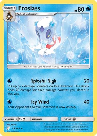 Froslass 038/236 - SM  Unified Minds Holofoil