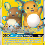 Raichu & Alolan Raichu GX (Full Art) 220/236 - SM  Unified Minds Holofoil