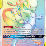 Mewtwo & Mew GX (Secret) 242/236 - SM  Unified Minds Holofoil
