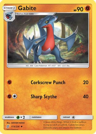 Gabite 113/236 - SM  Unified Minds