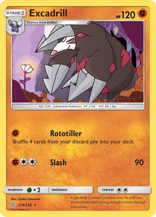 Excadrill 119/236 - SM  Unified Minds