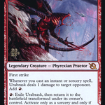 Urabrask // The Great Work (PRE-169S) - March of the Machine Promos Foil