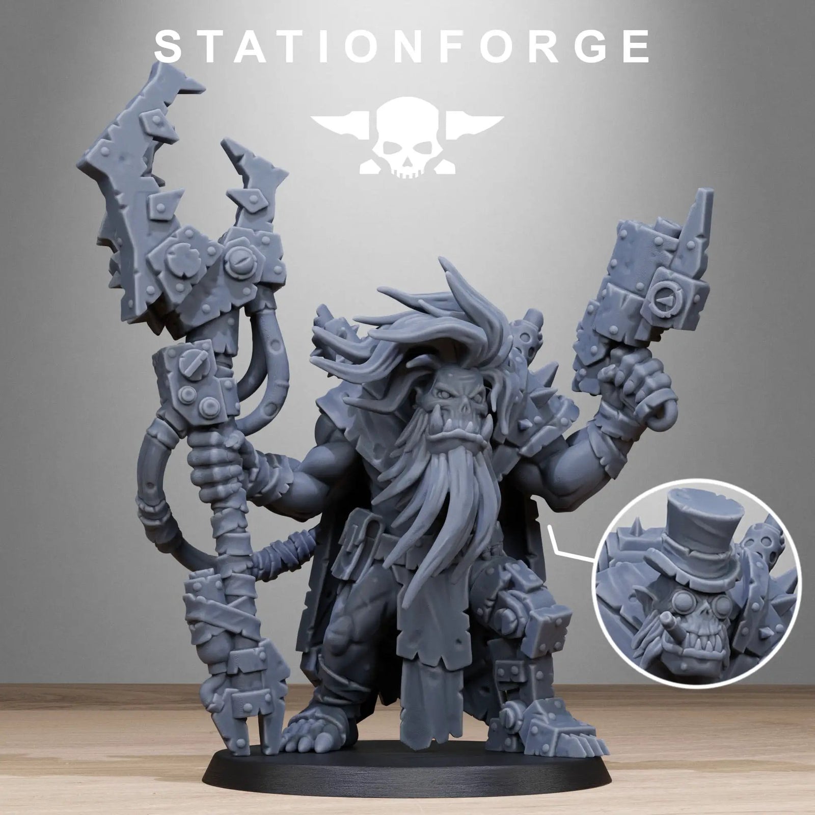 3D Printed Orkaz Madman by StationForge Miniatures by Last Hope Miniatures