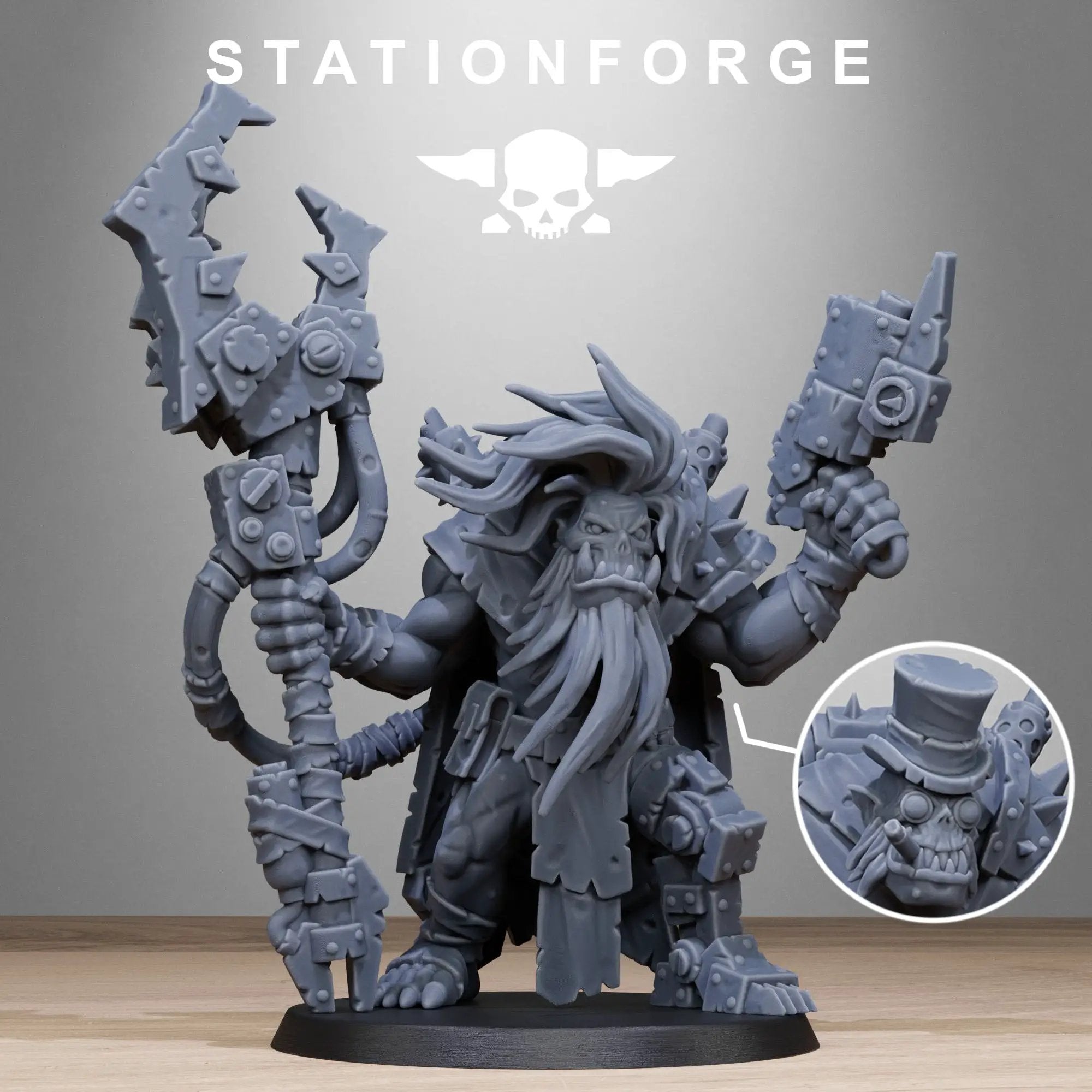3D Printed Orkaz Madman by StationForge Miniatures by Last Hope Miniatures