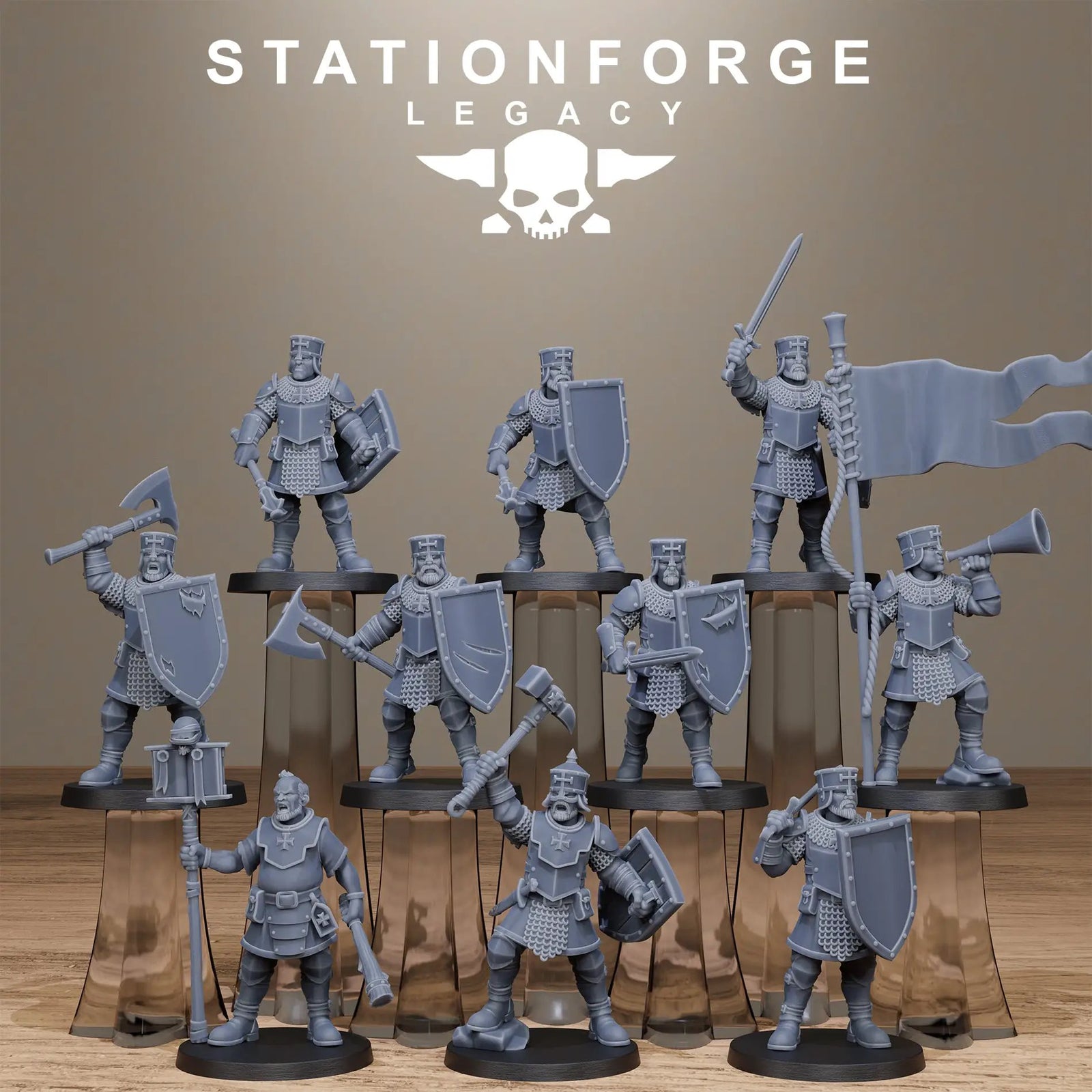 3D Printed Thorncrest Infantry by StationForge Miniatures by Last Hope Miniatures