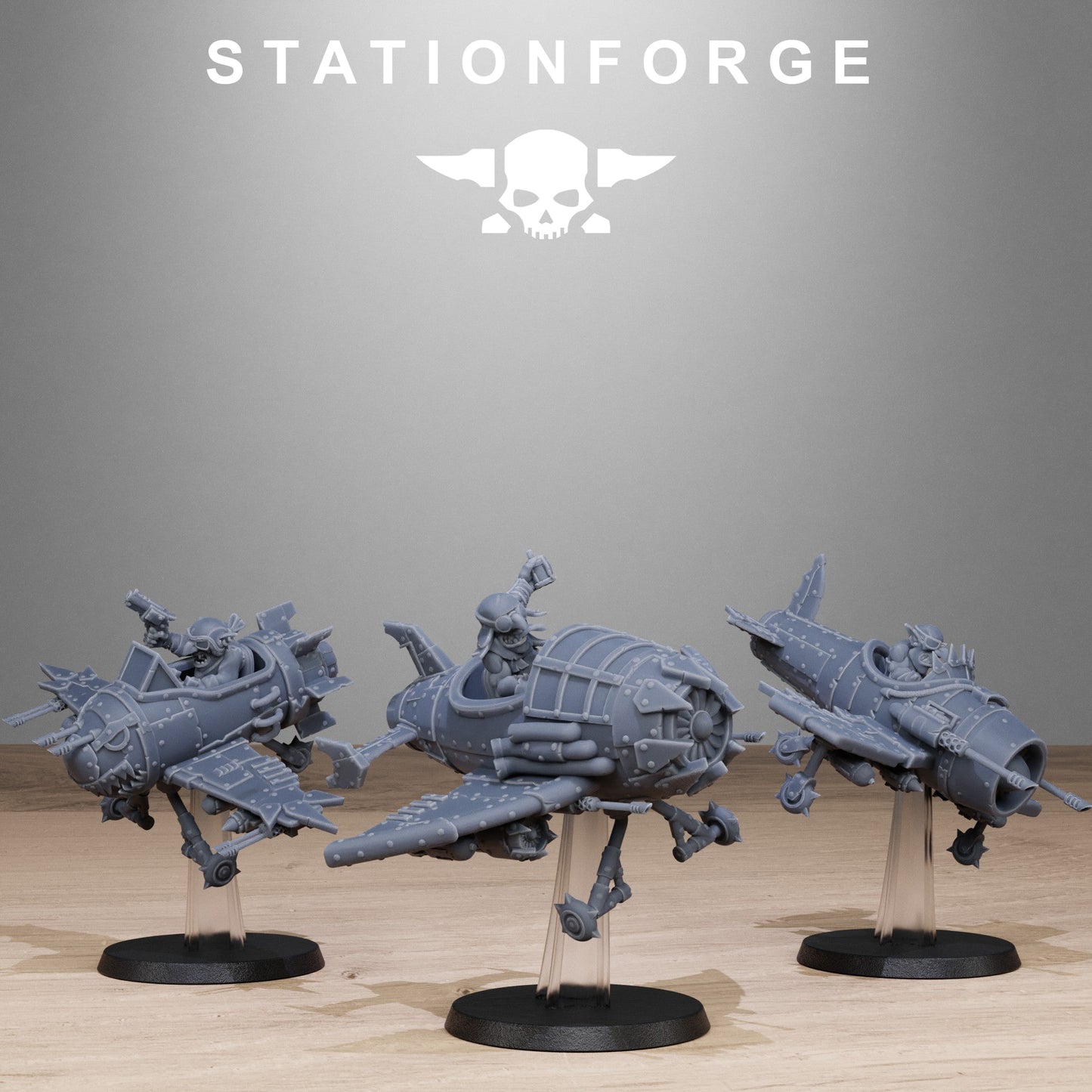 3D Printed Gobs Planes by StationForge Miniatures