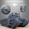 3D Printed FreeGuard Heavy Tank by Stationforge Miniatures by Last Hope Miniatures