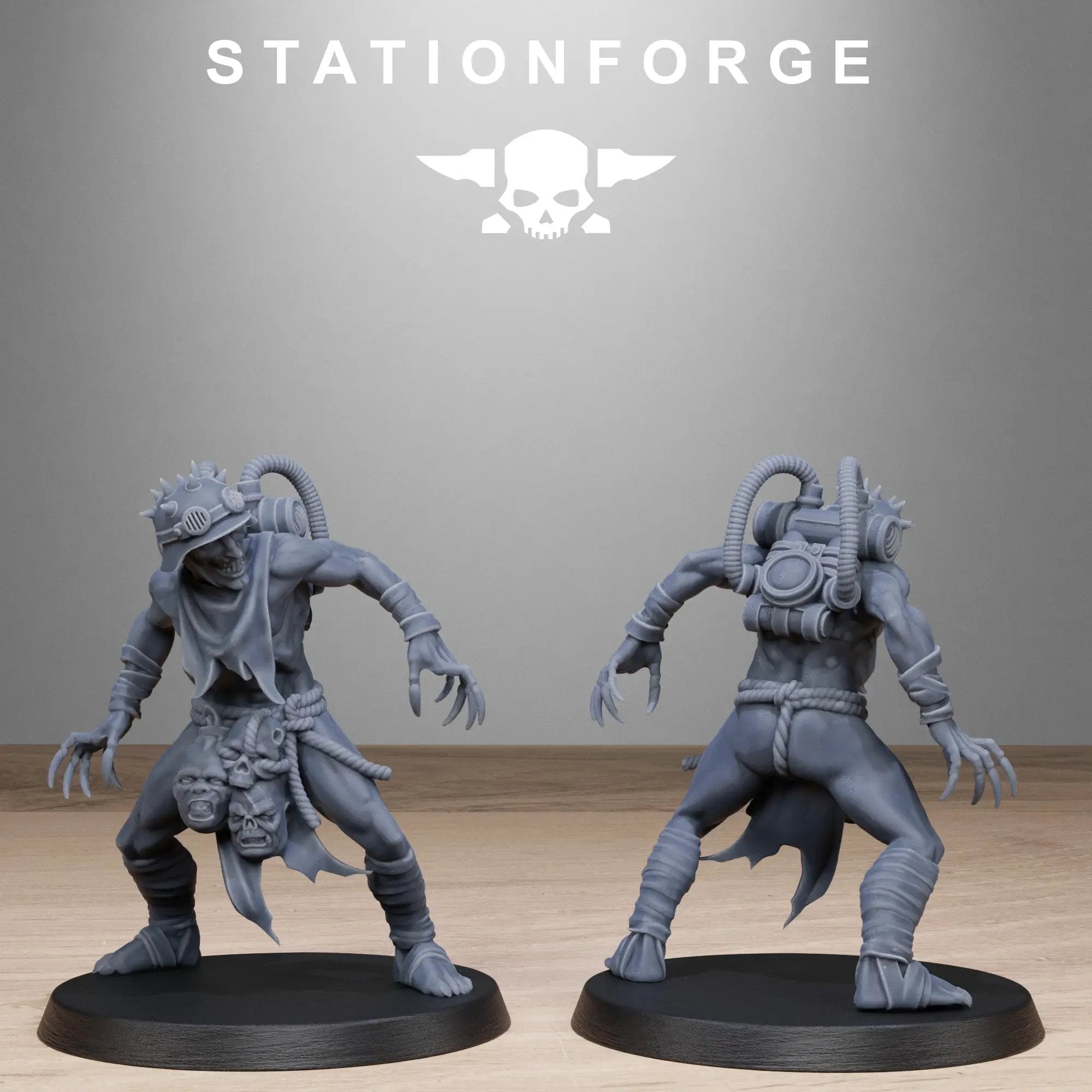 3D Printed Corrupted Guard Butchers by StationForge Miniatures by Last Hope Miniatures