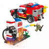 Gas Station Fire and Fire SUV - Mil-Blox