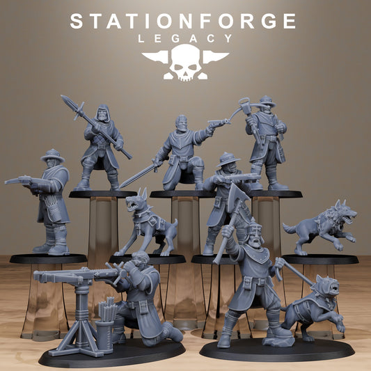 3D Printed Thorncrest Hunters by StationForge Miniatures