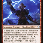 Toggo, Goblin Weaponsmith (CMR-204) - Commander Legends