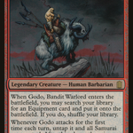 Godo, Bandit Warlord (OVER-004) - Commander's Arsenal Oversized Foil