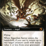 Sigardian Savior (MID-331) - Innistrad: Midnight Hunt: (Extended Art)