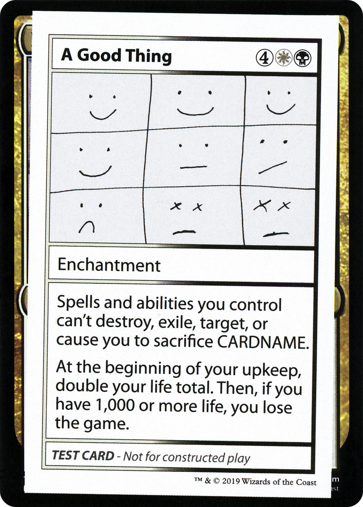 A Good Thing (CMB1-) - Mystery Booster Playtest Cards 2021