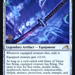 Eater of Virtue (PRE-245S) - Kamigawa: Neon Dynasty Promos Foil