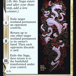 The Kami War // O-Kagachi Made Manifest (PRE-227S) - Kamigawa: Neon Dynasty Promos: (fandfc, enchantment) Foil