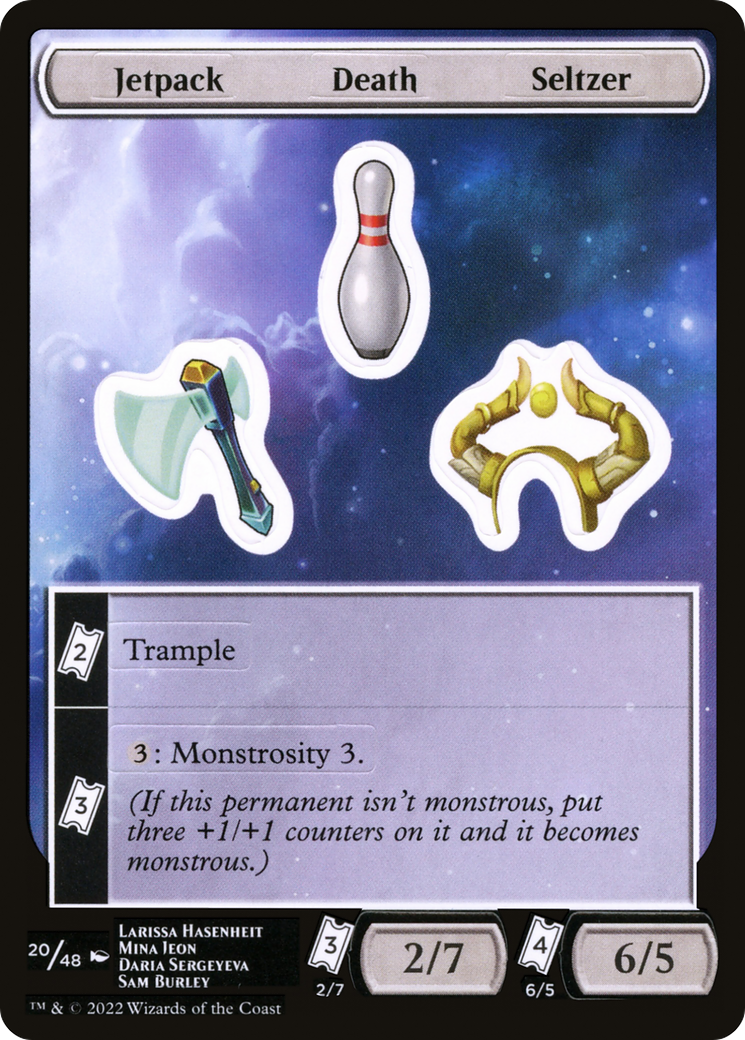 Jetpack Death Seltzer (UNF-020) - Unfinity Sticker Sheets