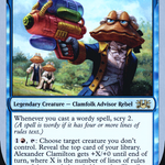 Alexander Clamilton (LIST-016/096) - The List (Unfinity Foil Edition) Foil