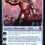 Karn, Living Legacy (PRE-01S) - Dominaria United Promos Foil