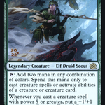 Gwenna, Eyes of Gaea (PRE-185) - The Brothers' War Promos Foil