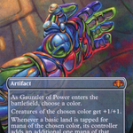 Gauntlet of Power (Borderless) (DMR-447) - Dominaria Remastered (Borderless)