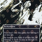 Phyrexian Unlife (SLD-1213) - Secret Lair Drop (Borderless) Foil