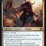 Orcus, Prince of Undeath (AFR&-229A) - Adventures in the Forgotten Realms Promos Foil