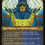 Stenn, Paranoid Partisan (DMU-361) - Dominaria United: (Showcase) Foil