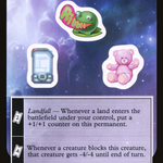Werewolf Lightning Mage (UNF-048) - Unfinity Sticker Sheets