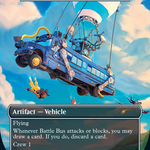 Smuggler's Copter (SLD-446) - Secret Lair Drop / Battle Bus (Borderless)