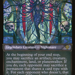Braids, Arisen Nightmare (DMU-329) - Dominaria United: (Showcase) Foil