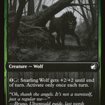Snarling Wolf (DBL-199) - Innistrad: Double Feature
