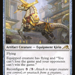 Cloudsteel Kirin (PPNEO-008) - Kamigawa: Neon Dynasty Promos
