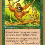 Uktabi Orangutan (WCD-SG123SB) - World Championship Decks 1997
