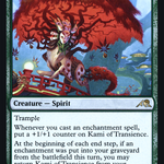 Kami of Transience (PRE-197S) - Kamigawa: Neon Dynasty Promos Foil