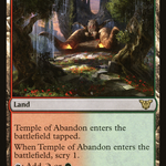 Temple of Abandon (NEC-179) - Neon Dynasty Commander