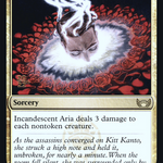 Incandescent Aria (PRE-192) - Streets of New Capenna Promos Foil