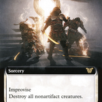 Organic Extinction (NEC-043) - Neon Dynasty Commander: (Extended Art)