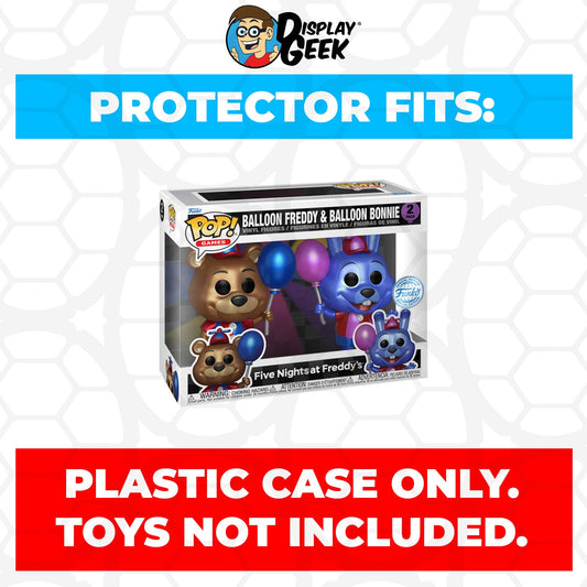 Pop Protector for 2 Pack Balloon Freddy & Balloon Bonnie Metallic Funko Pop
