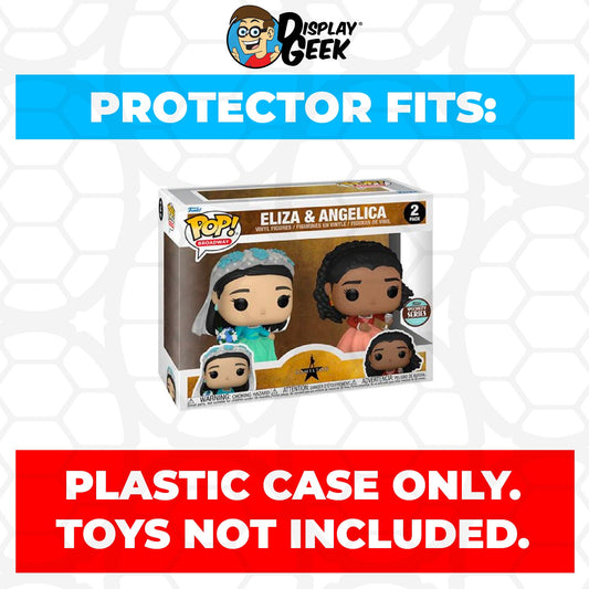 Pop Protector for 2 Pack Hamilton Eliza & Angelica Funko Pop