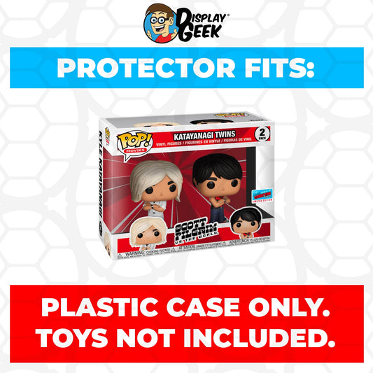 Pop Protector for 2 Pack Katayanagi Twins NYCC Funko Pop