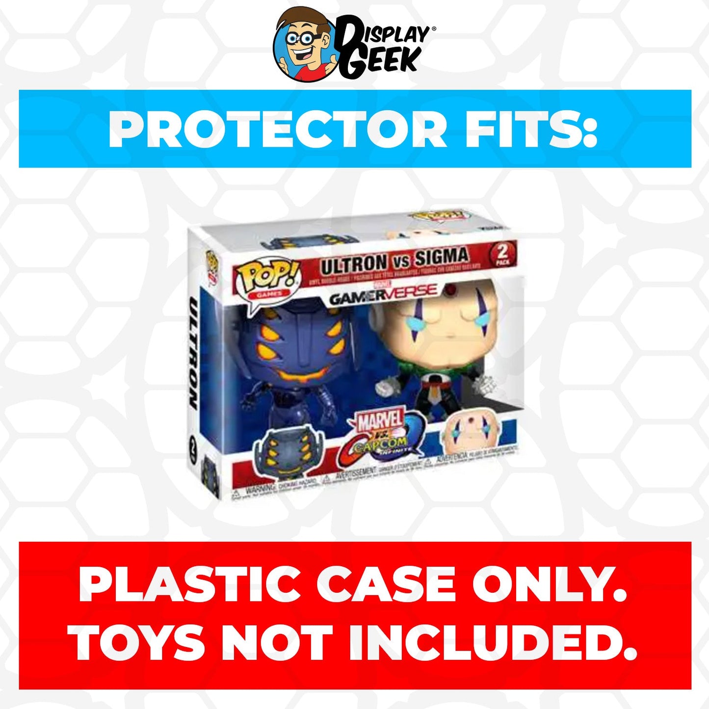 Pop Protector for 2 Pack Ultron vs Sigma Funko Pop