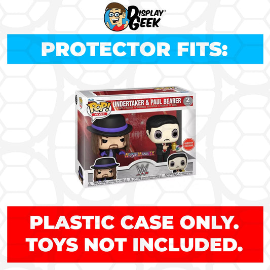 Pop Protector for 2 Pack Undertaker & Paul Bearer Funko Pop