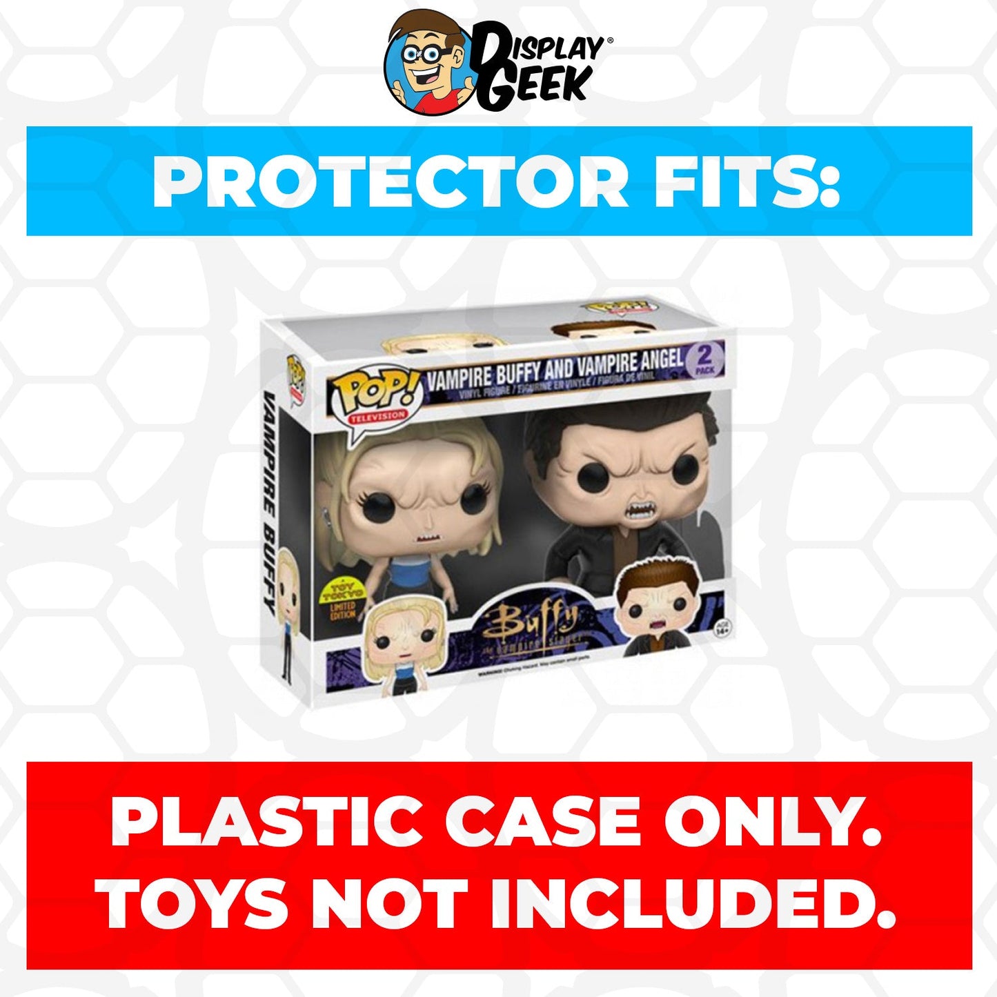 Pop Protector for 2 Pack Vampire Buffy and Vampire Angel SDCC Funko Pop