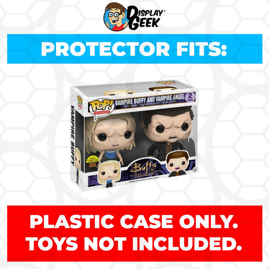 Pop Protector for 2 Pack Vampire Buffy and Vampire Angel SDCC Funko Pop