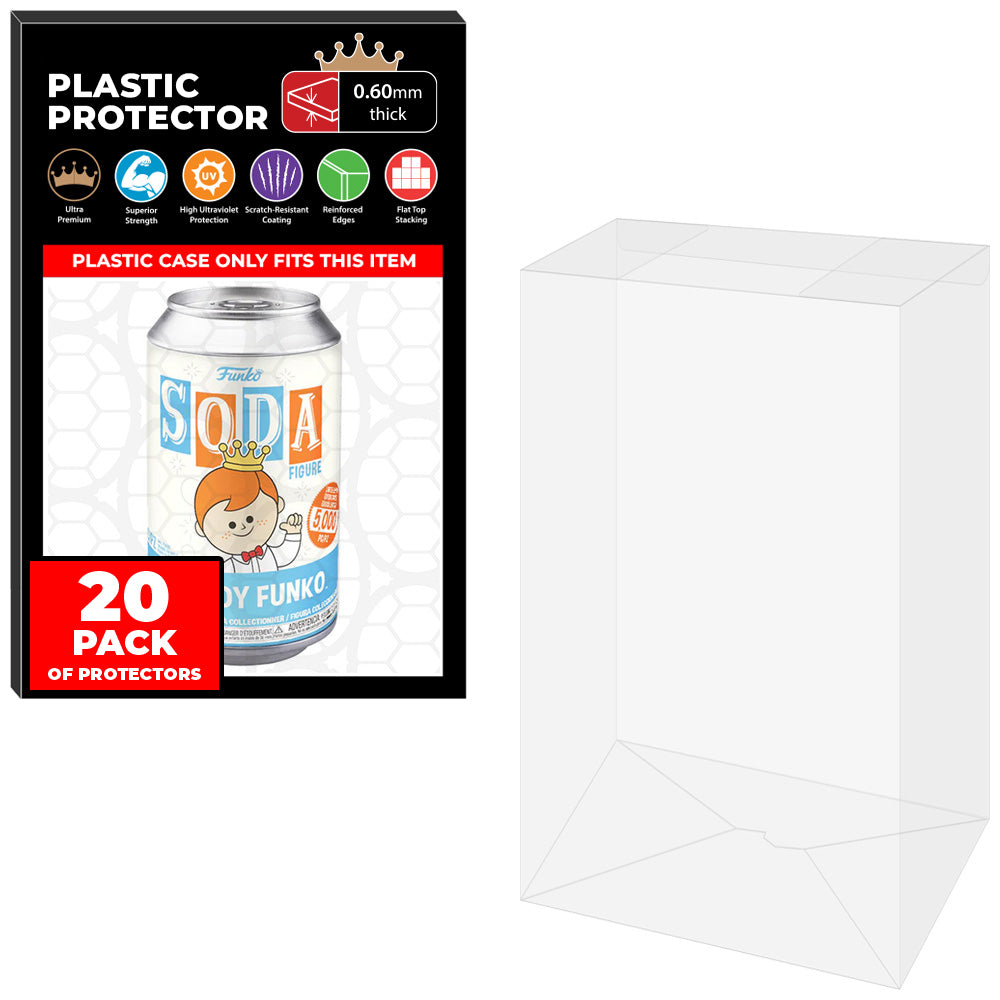 20 Pack of Funko Soda Pop Protectors 12 oz.