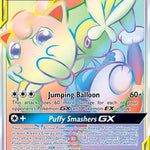 Mega Lopunny & Jigglypuff GX (Secret) 261/236 - SM  Cosmic Eclipse Holofoil